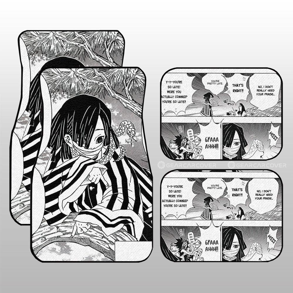 Obanai Car Floor Mats Custom Kimetsu No Yaiba Manga Car Accessories - Gearcarcover - 1