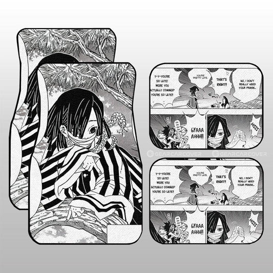 Obanai Car Floor Mats Custom Kimetsu No Yaiba Manga Car Accessories - Gearcarcover - 1