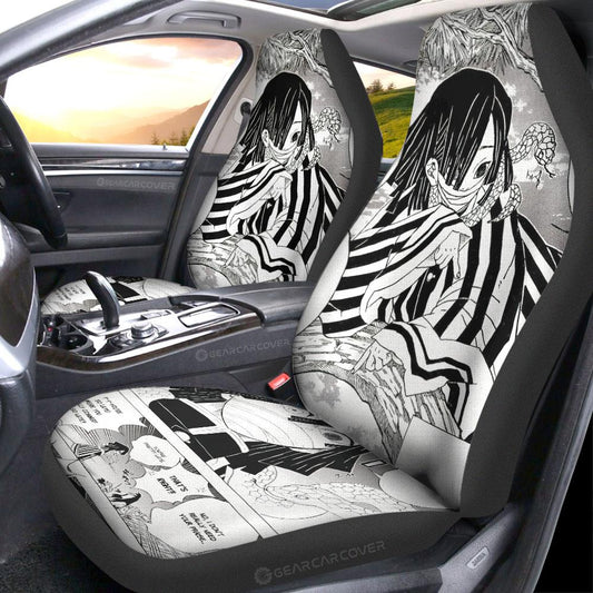 Obanai Car Seat Covers Custom Kimetsu No Yaiba Manga Car Accessories - Gearcarcover - 2