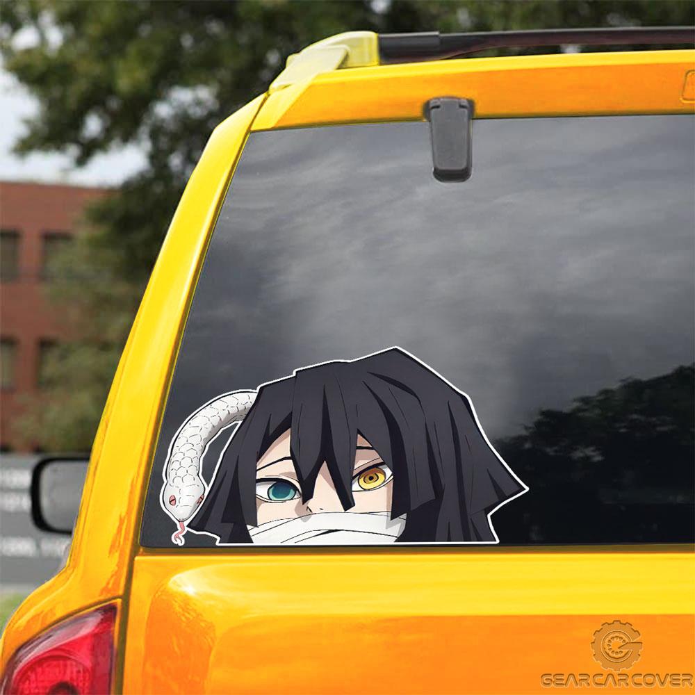 Obanai Car Sticker Custom Demon Slayer Anime Car Accessories - Gearcarcover - 3