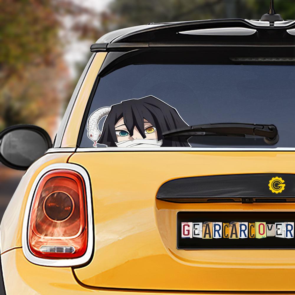 Obanai Car Sticker Custom Demon Slayer Anime Car Accessories - Gearcarcover - 1