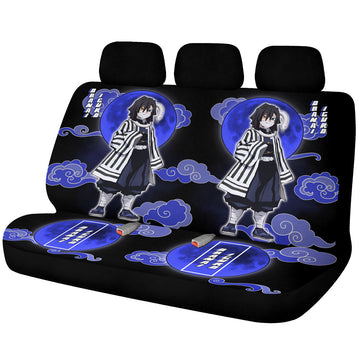 Obanai Iguro Car Back Seat Covers Custom Demon Slayer For Anime Fans - Gearcarcover - 1