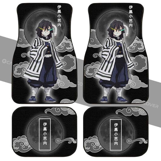 Obanai Iguro Car Floor Mats Custom Anime Demon Slayer Car Interior Accessories - Gearcarcover - 2