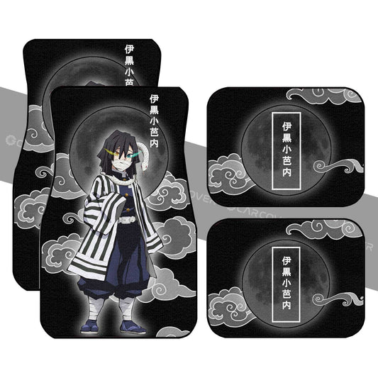 Obanai Iguro Car Floor Mats Custom Anime Demon Slayer Car Interior Accessories - Gearcarcover - 1