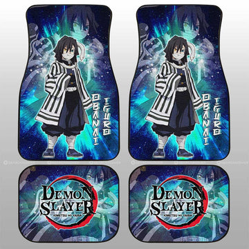 Obanai Iguro Car Floor Mats Custom Characters Demon Slayer Car Accessories - Gearcarcover - 1