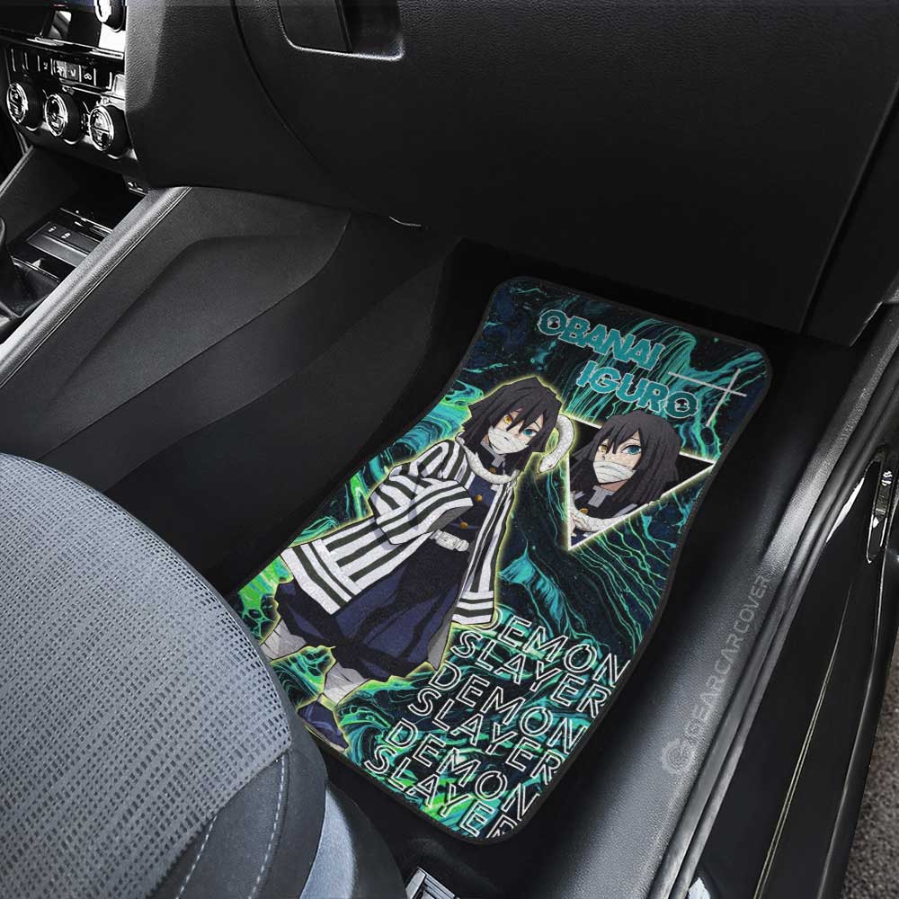 Obanai Iguro Car Floor Mats Custom Demon Slayer Anime Car Accessories - Gearcarcover - 3