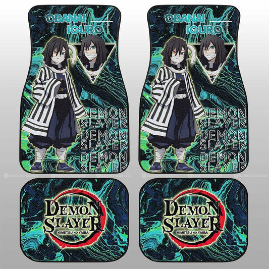 Obanai Iguro Car Floor Mats Custom Demon Slayer Anime Car Accessories - Gearcarcover - 1