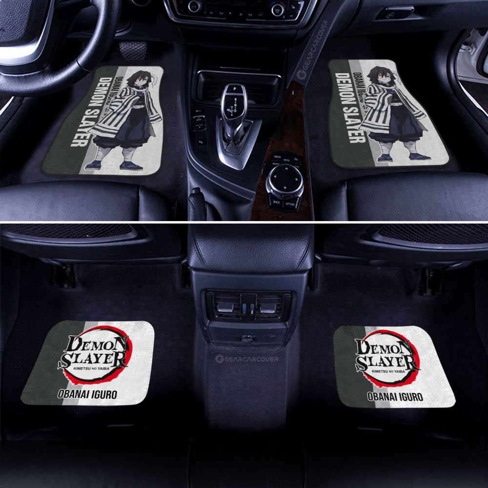 Obanai Iguro Car Floor Mats Custom Demon Slayer Car Accessories For Anime Fans - Gearcarcover - 3