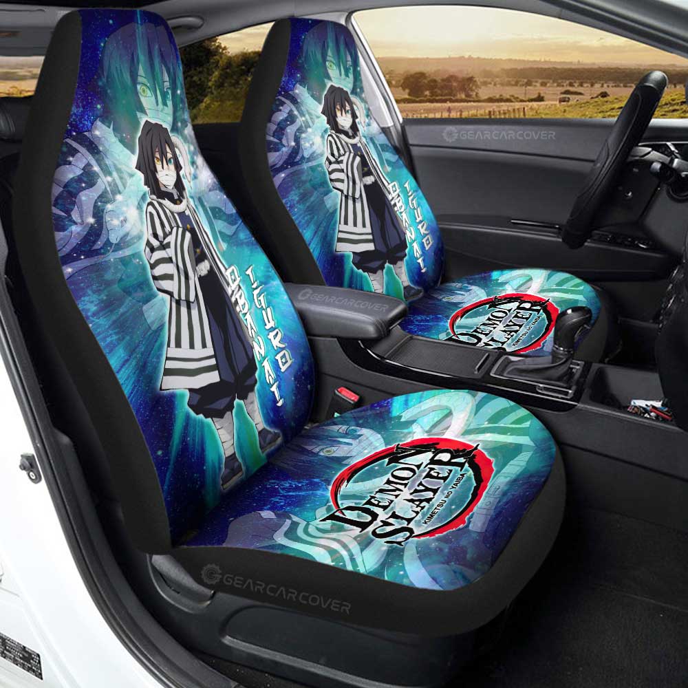 Obanai Iguro Car Seat Covers Custom Characters Demon Slayer Car Accessories - Gearcarcover - 2