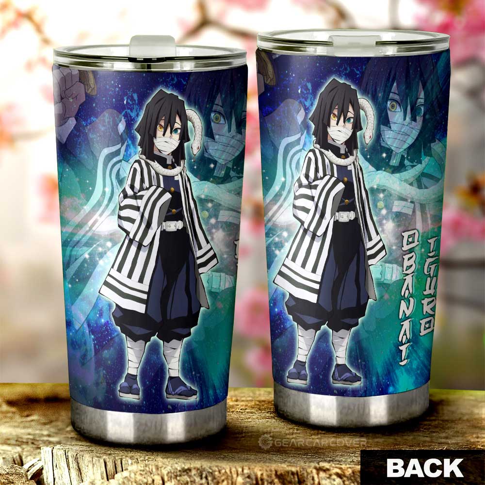 Obanai Iguro Tumbler Cup Custom Characters Demon Slayer Car Accessories - Gearcarcover - 2