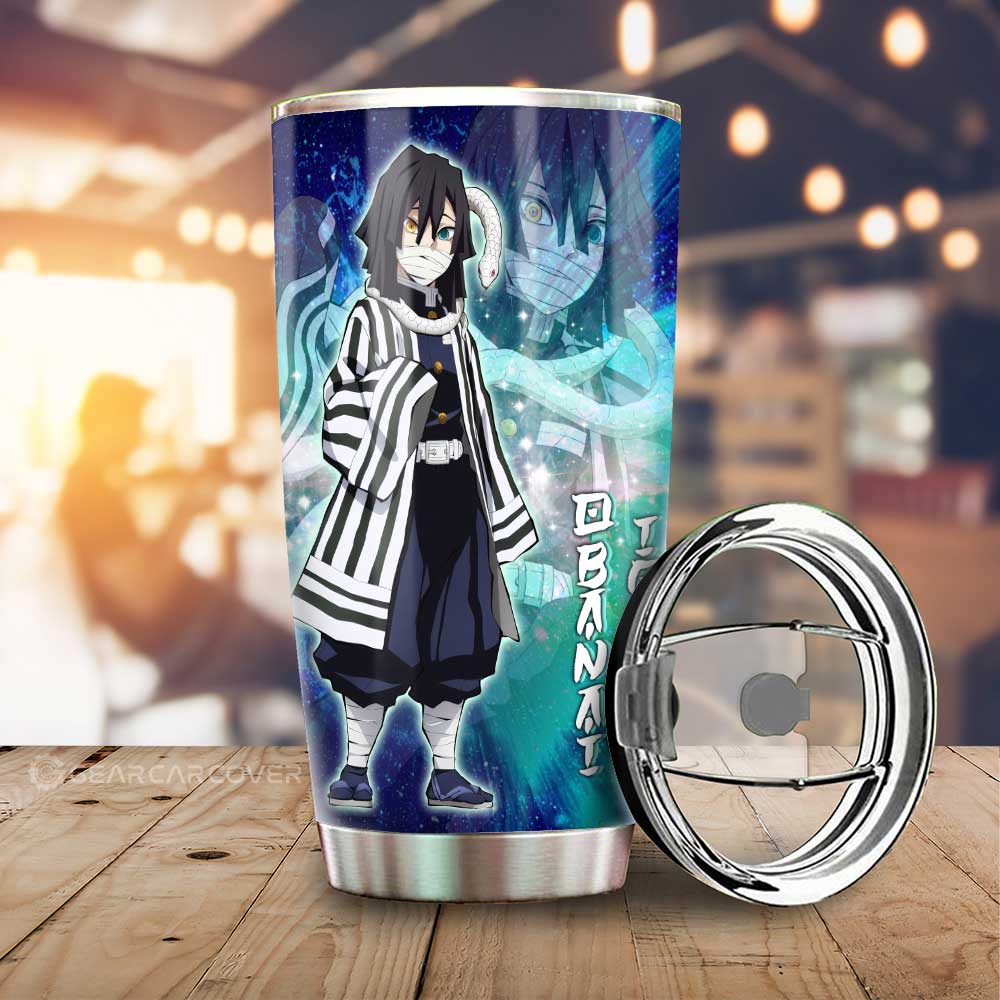 Obanai Iguro Tumbler Cup Custom Characters Demon Slayer Car Accessories - Gearcarcover - 1