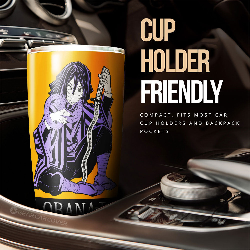 Obanai Iguro Tumbler Cup Custom Demon Slayer Car Accessories Manga Style - Gearcarcover - 3