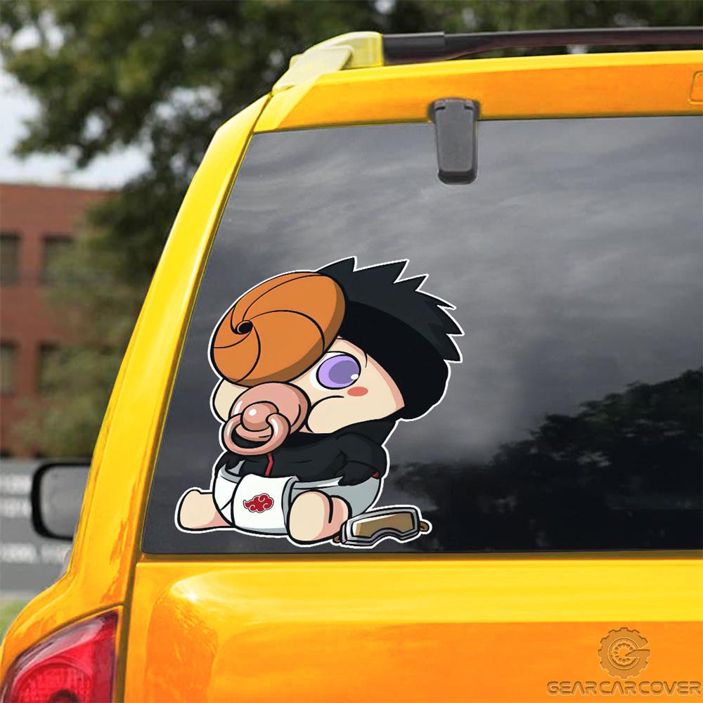 Obito Car Sticker Custom Akatsuki Members Naru Anime Car Accessories - Gearcarcover - 3