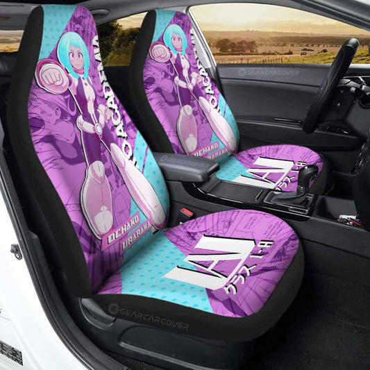 Ochako Uraraka Car Seat Covers Custom My Hero Academia Car Interior Accessories - Gearcarcover - 2