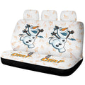 Olaf Car Back Seat Cover Custom Cartoon Car Accessories - Gearcarcover - 1