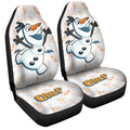 Olaf Car Seat Covers Custom Cartoon Car Accessories - Gearcarcover - 3