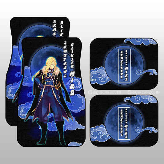 Olivier Mira Armstrong Car Floor Mats Custom Fullmetal Alchemist Anime Car Interior Accessories - Gearcarcover - 1