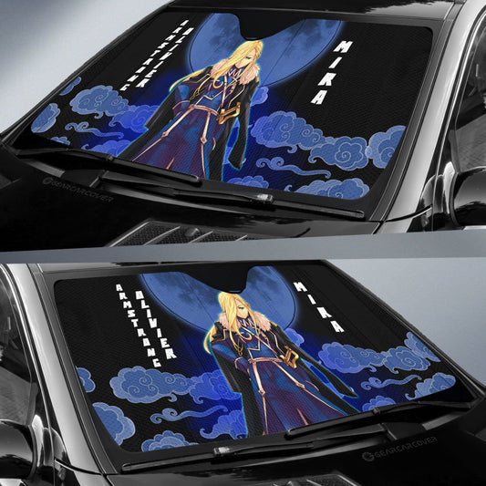 Olivier Mira Armstrong Car Sunshade Custom Fullmetal Alchemist Anime Car Accessories - Gearcarcover - 2