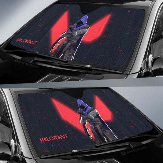 Omen Car Sunshade Custom Valorant Agent - Gearcarcover - 2
