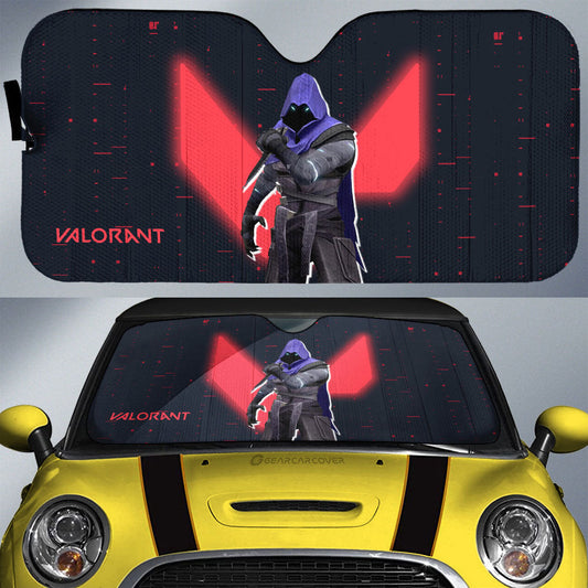 Omen Car Sunshade Custom Valorant Agent - Gearcarcover - 1