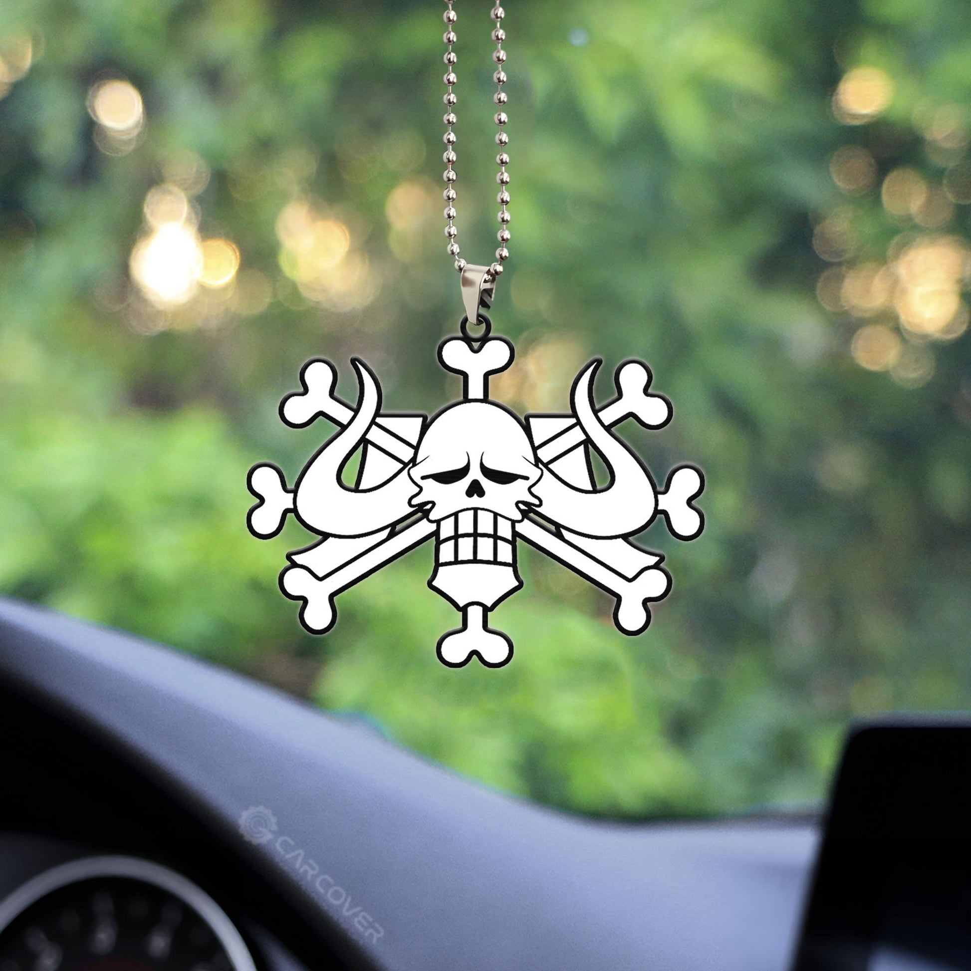 One Piece Beast Pirates Flag Ornament Custom Anime Car Accessories - Gearcarcover - 2