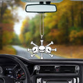 One Piece Blackbeard Flag Ornament Custom Anime Car Accessories - Gearcarcover - 3