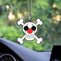 One Piece Buggy Pirates Flag Ornament Custom Anime Car Accessories - Gearcarcover - 2