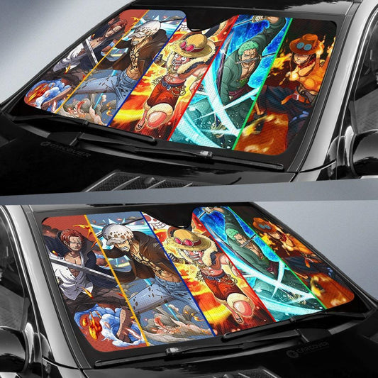 One Piece Car Sunshade Custom Anime Car Accessories - Gearcarcover - 2