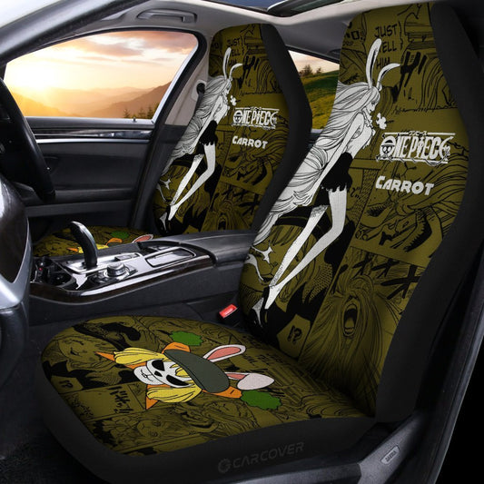 One Piece Carrot Car Seat Covers Custom Anime Mix Manga Car Interior Accessories - Gearcarcover - 2