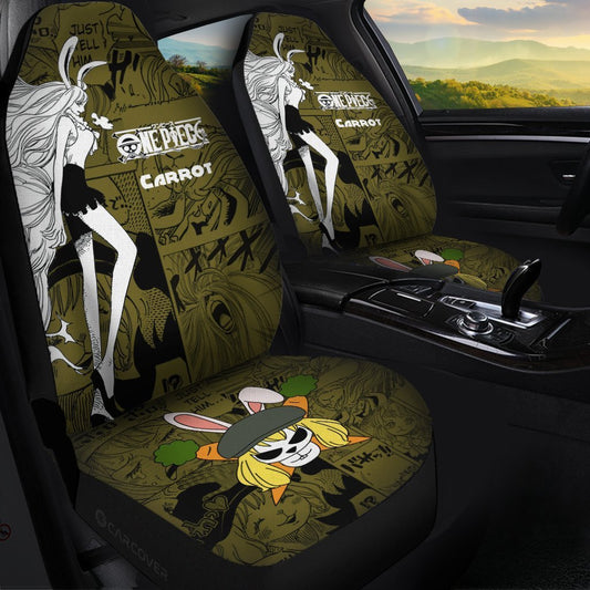 One Piece Carrot Car Seat Covers Custom Anime Mix Manga Car Interior Accessories - Gearcarcover - 1