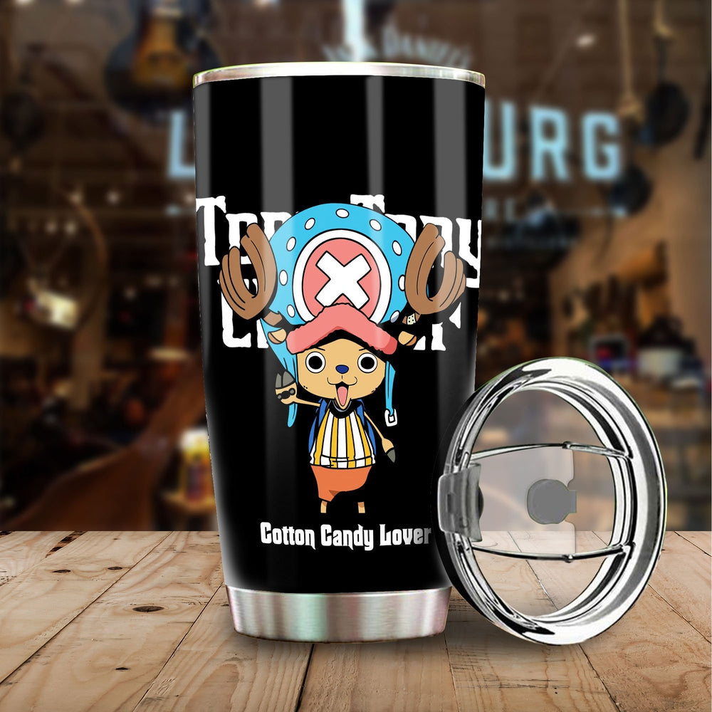 One Piece Chopper Personalized Tumbler Stainless Steel Vacuum Insulated 20oz - Gearcarcover - 3
