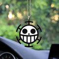 One Piece Heart Pirates Flag Ornament Custom Anime Car Accessories - Gearcarcover - 2