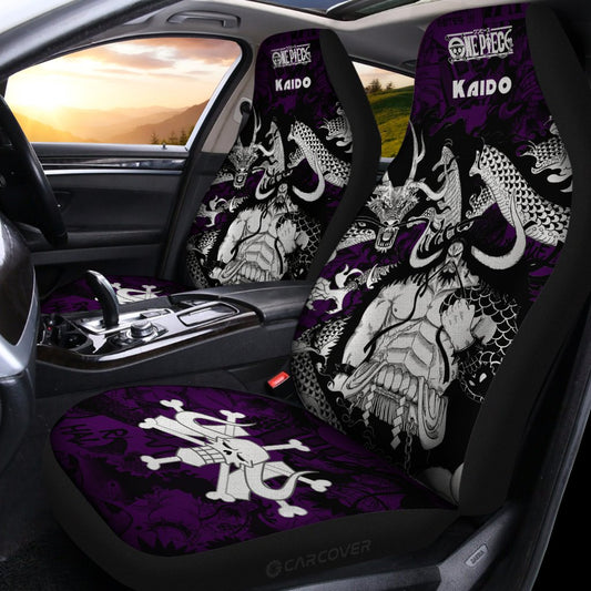 One Piece Kaido Car Seat Covers Custom Anime Mix Manga Car Interior Accessories - Gearcarcover - 2