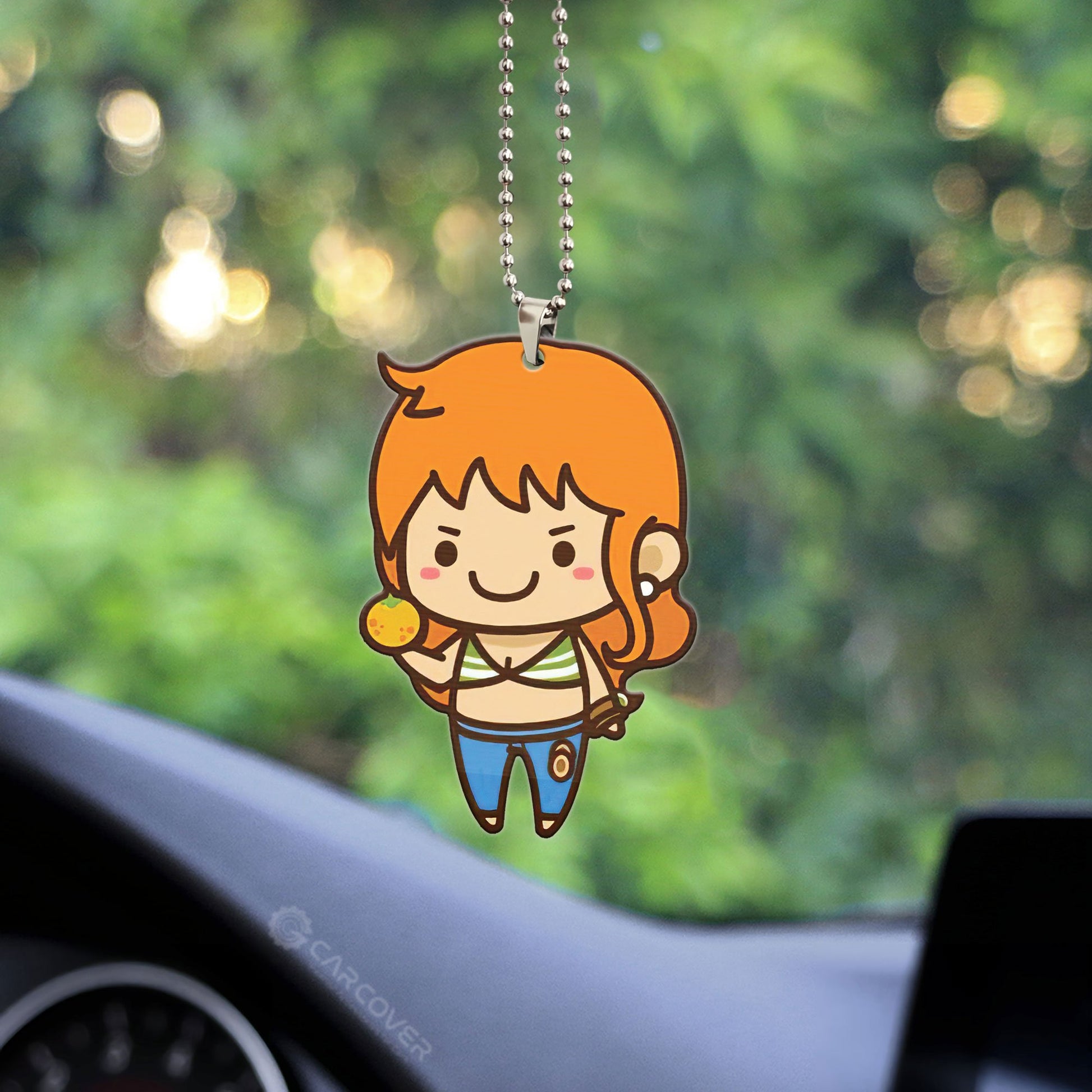 One Piece Nami Ornament Custom Anime Car Interior Accessories - Gearcarcover - 2