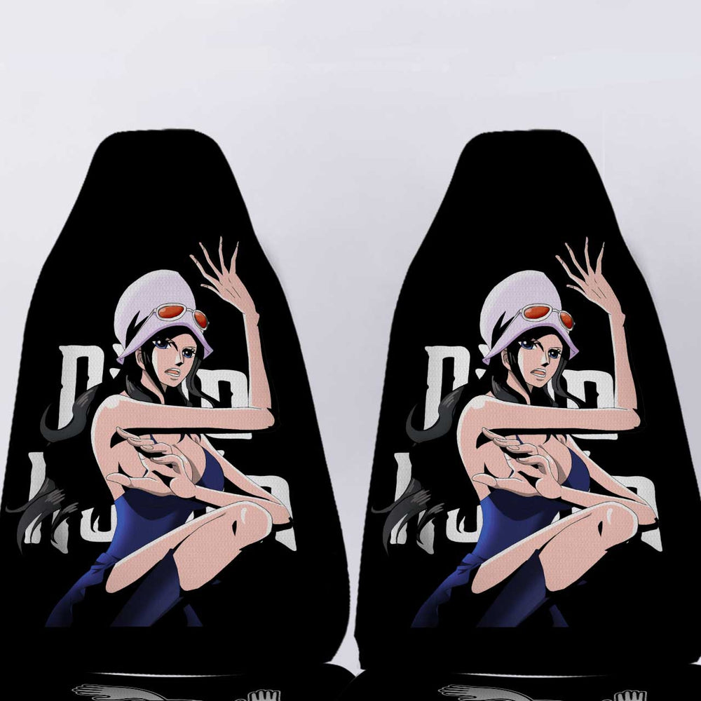 One Piece Nico Robin Car Seat Covers Custom Name Anime Car Accessories - Gearcarcover - 4
