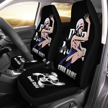 One Piece Nico Robin Car Seat Covers Custom Name Anime Car Accessories - Gearcarcover - 1