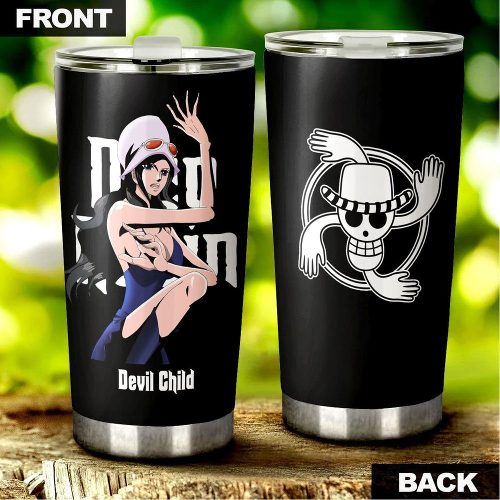 One Piece Nico Robin Personalized Tumbler Stainless Steel Vacuum Insulated 20oz - Gearcarcover - 4