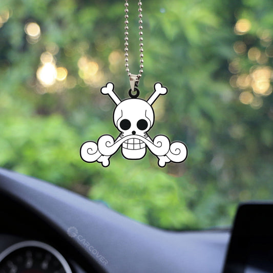 One Piece Roger Pirates Flag Ornament Custom Anime Car Interior Accessories - Gearcarcover - 2