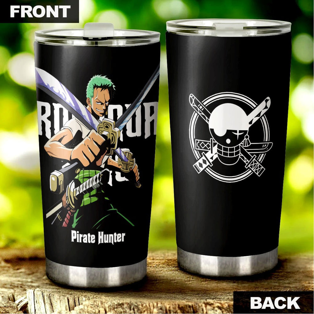 One Piece Roronoa Zoro Personalized Tumbler Stainless Steel Vacuum Insulated 20oz - Gearcarcover - 2