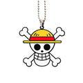 One Piece Straw Hat Pirates Flag Ornament Custom Anime Car Interior Accessories - Gearcarcover - 1