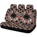 Orange Sunflower Car Back Seat Cover Custom Car Decoration - Gearcarcover - 1