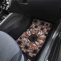 Orange Sunflower Car Floor Mats Custom Car Decoration - Gearcarcover - 4