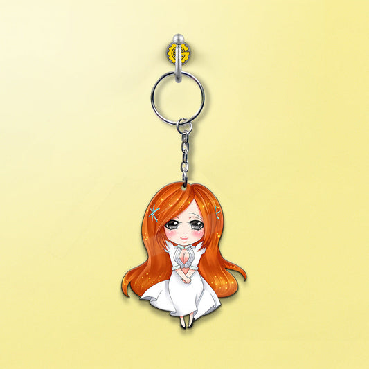 Orihime Inoue Keychain Custom Bleach Anime Car Accessories - Gearcarcover - 2