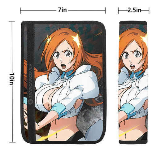 Orihime Inoue Seat Belt Covers Custom Bleach Anime Car Accessories - Gearcarcover - 1