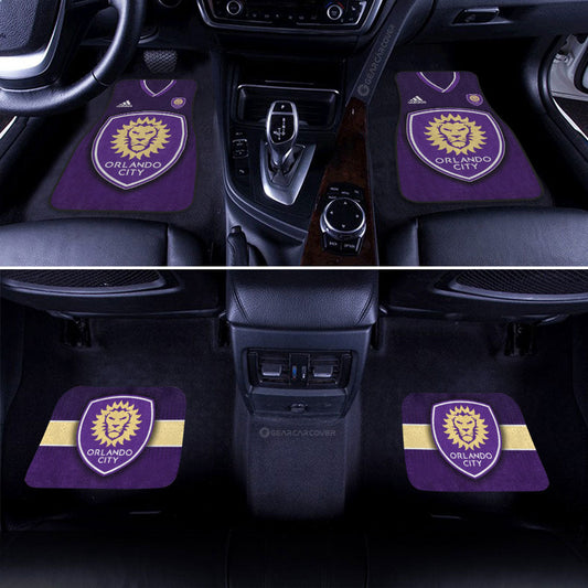 Orlando City SC Car Floor Mats Custom Car Accessories For Fans - Gearcarcover - 2