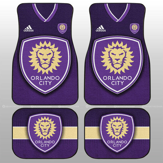 Orlando City SC Car Floor Mats Custom Car Accessories For Fans - Gearcarcover - 1