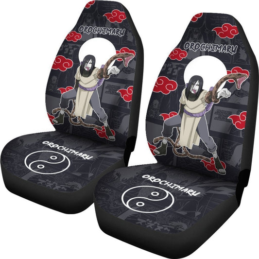 Orochimaru Akatsuki Car Seat Covers Custom Anime Car Accessories - Gearcarcover - 2