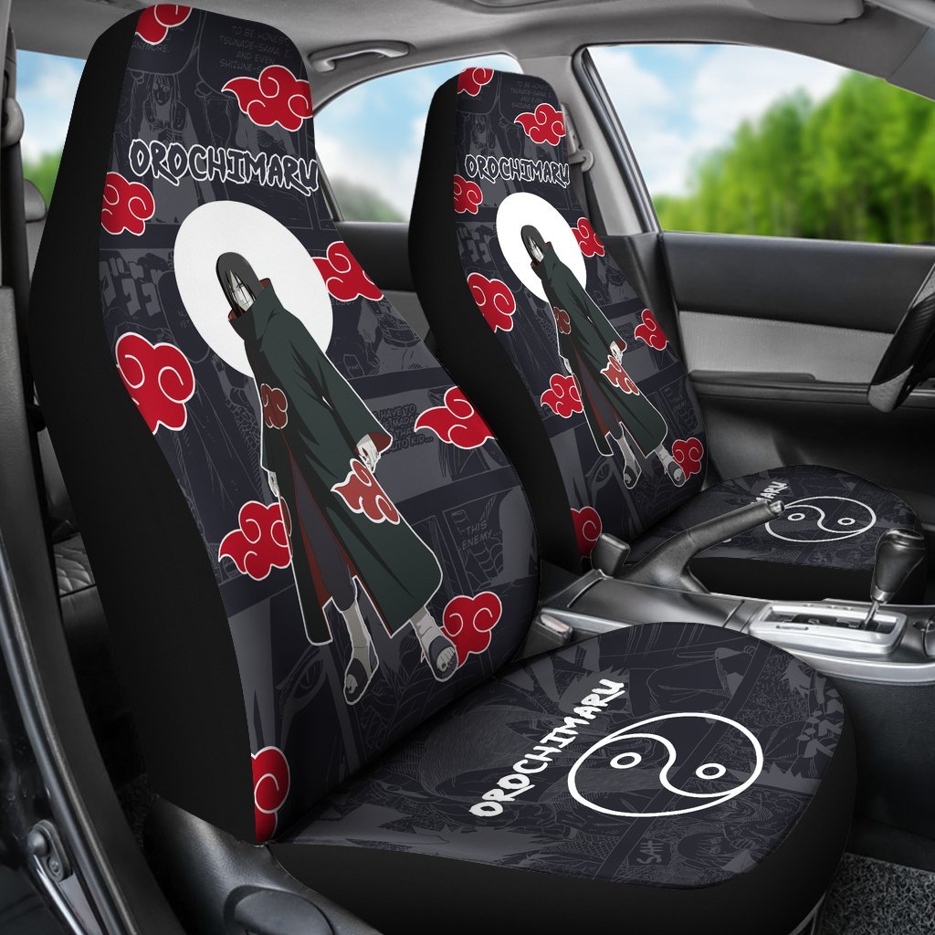 Orochimaru Akatsuki Car Seat Covers Custom Anime Car Accessories - Gearcarcover - 3