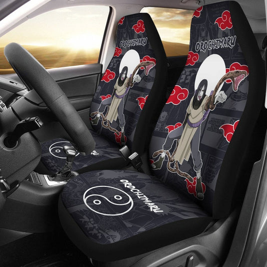 Orochimaru Akatsuki Car Seat Covers Custom Anime Car Accessories - Gearcarcover - 1