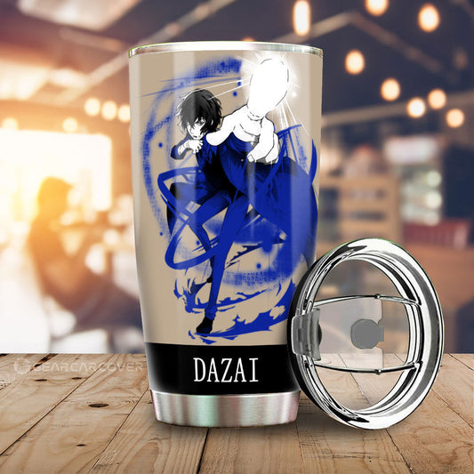 Osamu Dazai Tumbler Cup Custom Bungou Stray Dogs Anime Car Interior Accessories - Gearcarcover - 1